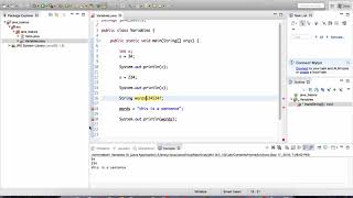 Master Practical Java Development : Lecture 3: Variables and Data Types