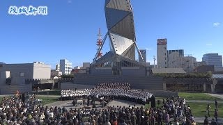 師走の街市民の歌声　水戸で第九コンサート