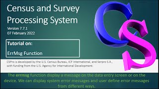 Error Message Function