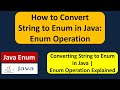 How to Convert String to Enum in Java - enum Operation | enum in Java | Java Tutorial