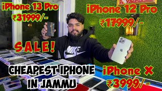 Biggest iPhone Sale Ever 🔥 | Cheapest iPhone Market in Jammu | Second Hand Mobiles | Android Deals🔥