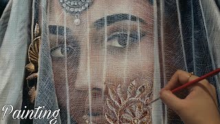 The Veil | Hyper-Realistic Oil Painting | Time Lapse