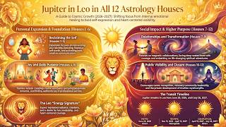 Jupiter In Leo In All 12 Astrology Houses ~ 2026 to 2027 Astrology