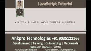 JavaScript for beginners - Chapter 14 - Data types Part 4 - Numbers