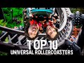 Universal's Top 10 Roller Coasters