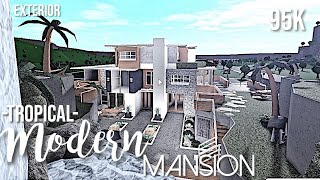 Bloxburg Modern Hillside Mansion