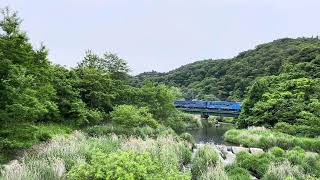 「SL銀河」早瀬川橋梁　2023年6月11日　岩手県遠野市青笹