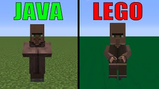 java vs lego mobs minecraft