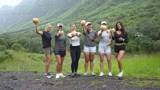 LPGA Tour players visit the Kualoa Ranch Private Nature Reserve in Hawaii