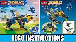 LEGO Instructions - Sonic the Hedgehog - 77002 - Cyclone vs. Metal Sonic - Modern Games