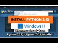 How to install Python 3.12 on Windows 11 when you already have python 3.14 installed #installpython