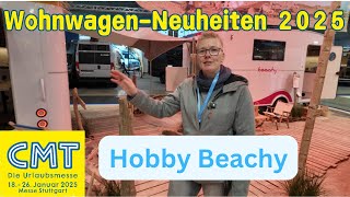 Neuheiten der CMT Stuttgart 2025: Der Hobby Beachy Wohnwagen