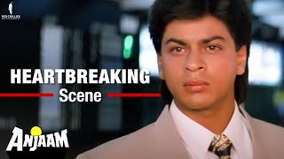 Madhuri Dixit breaks SRK's heart | Movie Scene | Anjaam