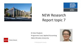 New Research Report topic 7