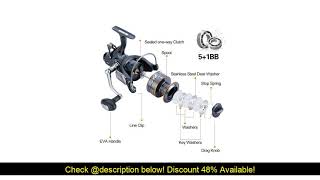 Buy  Sougayilang 5+1BB Fishing Reel 4000/6000 Series with Free Spool Spinning Reel 10KG Carbon Fibe