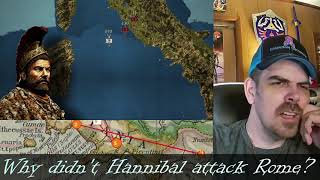Why didn't Hannibal attack Rome? REACTION