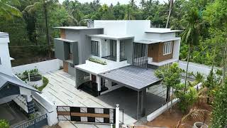 Big looking 2300 sqft contemporary house at Thrissur