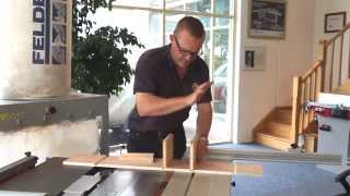 How to Install and Operate Felder’s Dado Sawblade System