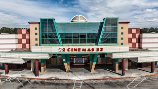 Abandoned Retro IMAX Movie Theater  of NEON Lights