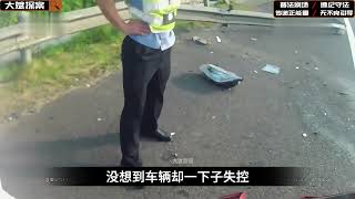 男子带母亲去上香，高速疲劳驾驶害死母亲，无辜路人遭殃惨不忍睹