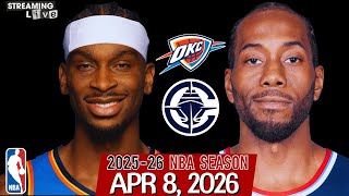 (LIVE) SGA vs Kawhi Leonard | Oklahoma City Thunder vs Los Angeles Clippers NBA Live Stream