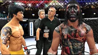 Bruce Lee vs. Shaman Peru - EA sports UFC 4 - CPU vs CPU epic