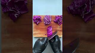 Red Cabbage Cutting-04-Vegetable Carving @foodife #foodart #vegetablecarving #vegetableart #cooking