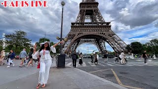 [🇫🇷PARIS WALK LIVE] Paris Bonjour Around the Eiffel Tower Walk Live Streaming 17/MAY/2024