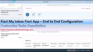 My Inbox Fiori App | Workflow items in Fiori | BADI Implementation My Inbox | Fiori Approval