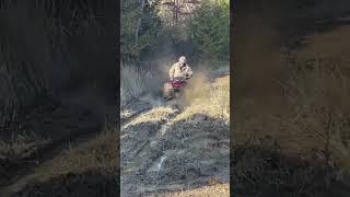 Must Watch This 570Mr Eat Mud!!!!! #canam #canamjord #viralvideo #sendit #offroad #canamxmr #hmf