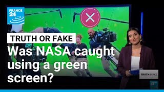 NASA's Artemis II: conspiracy theories take off about ‘staged’ green screen • FRANCE 24