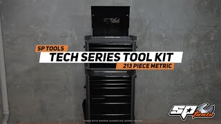 SP TOOLS | SP50039DX - TECH SERIES TOOL KIT - 213PC METRIC ONLY