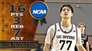 車侑城 Myles Che - 16 Pts, 3 Reb, 7 Ast Highlights｜UC Riverside vs UC Irvine｜2025.01.04