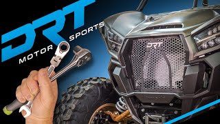 DRT Motorsports Kawasaki KRX1000 Front Mesh Grill Installation