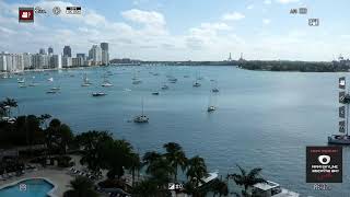 Miami Live Webcam - Biscayne Bay