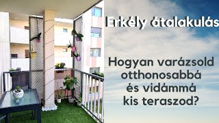 Kis erkély átalakítás - tavaszi, virágos ötletek  | Suzy Dan