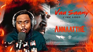 Vaa Saamy - Lyric Video | Reaction | Annaatthe | Rajinikanth | Sun Pictures | Siva | D.Imman