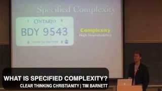 WHAT IS SPECIFIED COMPLEXITY?