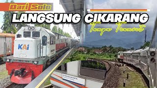 Sudah gak perlu transit KRL di Jatinegara 😄 | Trip KA Bangunkarta Solo - Cikarang