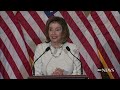 portrait of house speaker nancy pelosi unveiled in congress l abc news