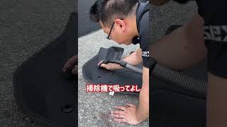 【ハイエース】車の掃除めんどくさいと思ったことないですか？手軽に掃除したいと思ったことないですか？#shorts