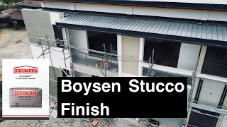 Commercial Building Update | Boysen Konstrukt | Stucco Finish #construction  #architecture