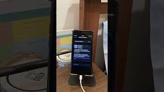 iPhone 7 updating to iOS 15.7.3 (Timelapse)