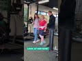 Why is she harnessed, walking backwards?  She’s working on regaining her independence from a walker.
