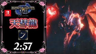 【MHRise】彼方より来たる凶星　天彗龍奇しき赫耀のバルファルク　太刀ソロ/Crimson Glow Valstrax Long Sword Solo 2:57