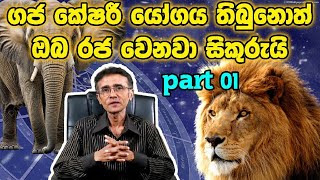 ගජ කේෂරී යෝගය තිබුනොත් ඔබ රජ වෙනවා  / Gaja Keshari Yoga   | Eranga C. Palathiratne    Part 1