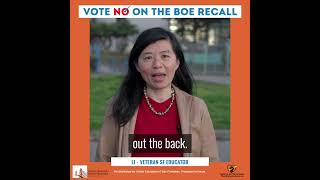 SF Educators say Vote NO on the School Board Recalls!