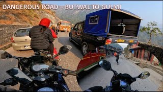 DANGEROUS ROAD - BUTWAL TO GULMI \\\\ NEW ROAD \\\\ MOTO VLOG \\\\ 2080-09-27