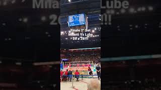 Finale di secondo SET Milano Power Volley VS Lube SuperLega 2021/2022 Ischicawa Osmany Juantorena