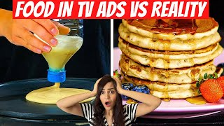 FOOD in TV ADS vs Reality PANCAKES pt-3 #SHORTS